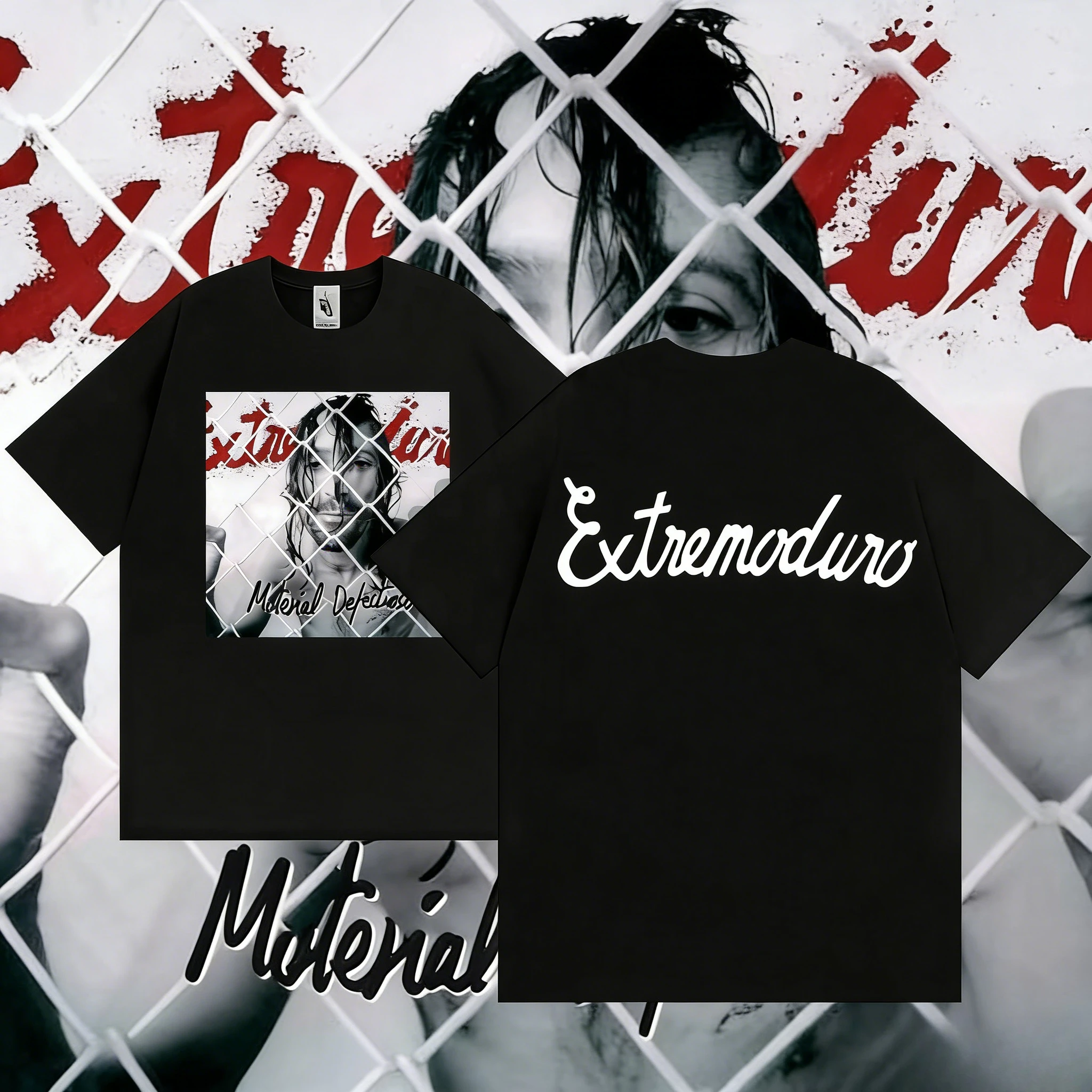 Футболка Band Extremoduro Material Defect для мужчин и женщин, модная футболка в стиле хип-хоп, лето 2026, футболка из 100% чистого хлопка с принтом
Футболка Band Extremoduro Material Defect для мужчин и женщин, модная футболка в стиле хип-хоп, лето 2026, футболка из 100% чистого хлопка с принтом