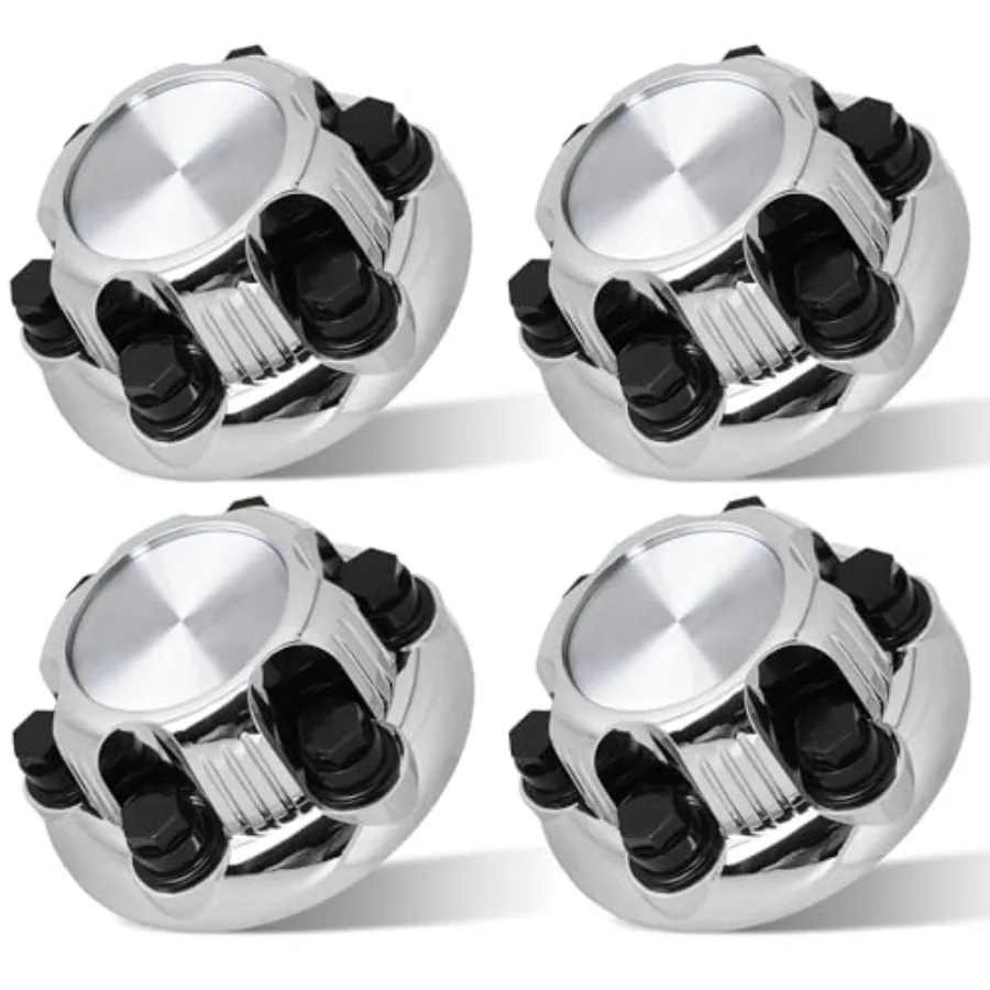 Set of 4 Chrome Wheel Center Caps 6 Lugs Compatible with Select 16 Inch Van and Truck - Replacement 16"" 17"" 1999-2012
Set of 4 Chrome Wheel Center Caps 6 Lugs Compatible with Select 16 Inch Van and Truck - Replacement 16"" 17"" 1999-2012