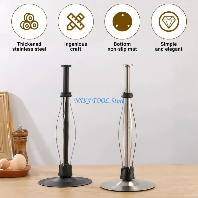 L8RC Vertical Tissue Holder Roll Paper Stand Stainless Steels Paper Towel Holder
L8RC Vertical Tissue Holder Roll Paper Stand Stainless Steels Paper Towel Holder