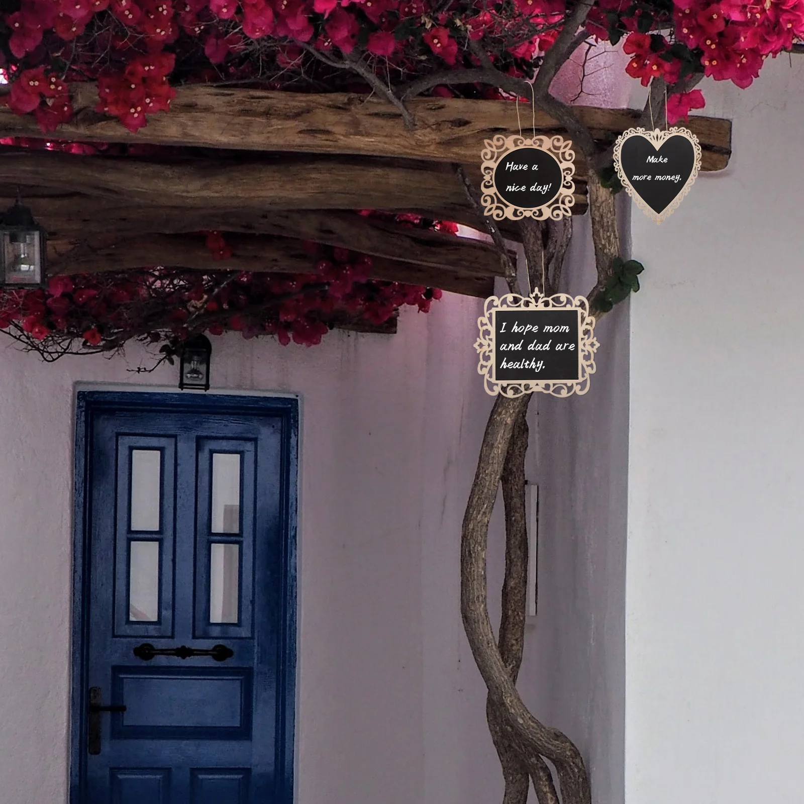 3 Pcs Small Wooden Blackboard Pendant Chalkboard Hanging Tag Craft Labels Message The Sign
3 Pcs Small Wooden Blackboard Pendant Chalkboard Hanging Tag Craft Labels Message The Sign