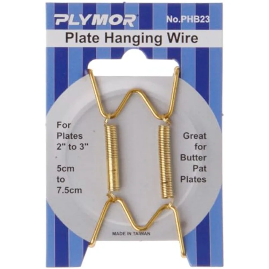 Shiny Finish Wall Mountable Plate Hanger.5" H x.5" W x 0.75" D for Plates
Shiny Finish Wall Mountable Plate Hanger.5" H x.5" W x 0.75" D for Plates