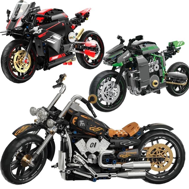 Motorcycle Toy Building Kits for Hanley Car, Motorbike MOC Bricks 3D Model Kits Boys Kids Educational Toys Adult Birthday Gift
Motorcycle Toy Building Kits for Hanley Car, Motorbike MOC Bricks 3D Model Kits Boys Kids Educational Toys Adult Birthday Gift