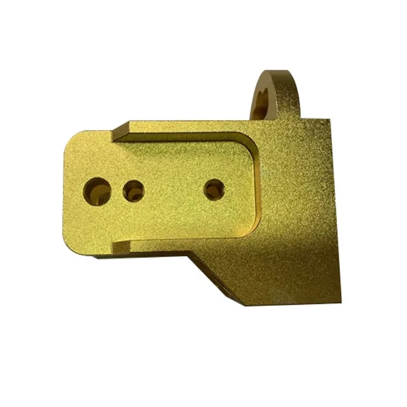 Gold anodized aluminum alloy CNC machining mounting brackets equipment holders mechanical connection blocks precision supports
Gold anodized aluminum alloy CNC machining mounting brackets equipment holders mechanical connection blocks precision supports