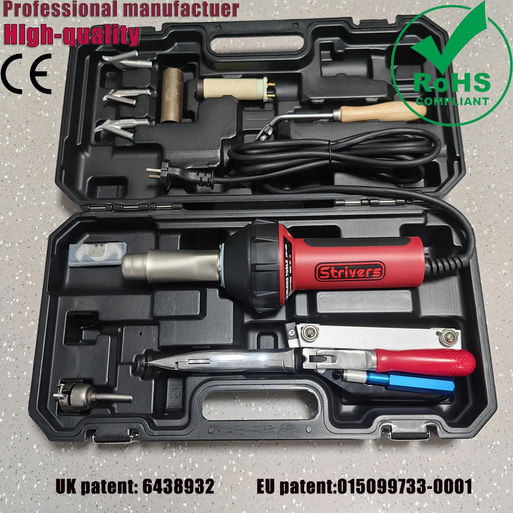 1600W High Power Plastic Hot Air Welding Gun Integrated Hot Melt Welding Gun For Vinyl Banner PVC Coated Textile Welding
1600W High Power Plastic Hot Air Welding Gun Integrated Hot Melt Welding Gun For Vinyl Banner PVC Coated Textile Welding