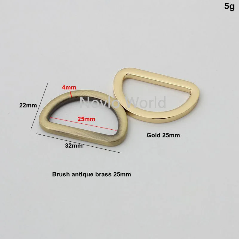 20pcs 3 size 5 colors Inner 25-31-33mm Metal D Ring High Level Buckles Lady Bag Thin D buckle DIY Hardware Accessories
20pcs 3 size 5 colors Inner 25-31-33mm Metal D Ring High Level Buckles Lady Bag Thin D buckle DIY Hardware Accessories