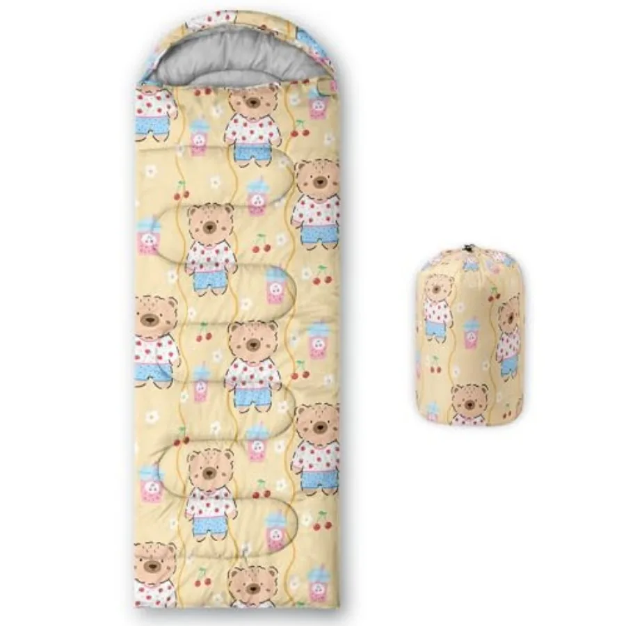 Cute Sleeping Bag for Girls,Kawaii Milk Tea Waterproof Portable Camping Bag, 3 Season Warm Cool Weather Lightweight Compact Cam
Cute Sleeping Bag for Girls,Kawaii Milk Tea Waterproof Portable Camping Bag, 3 Season Warm Cool Weather Lightweight Compact Cam