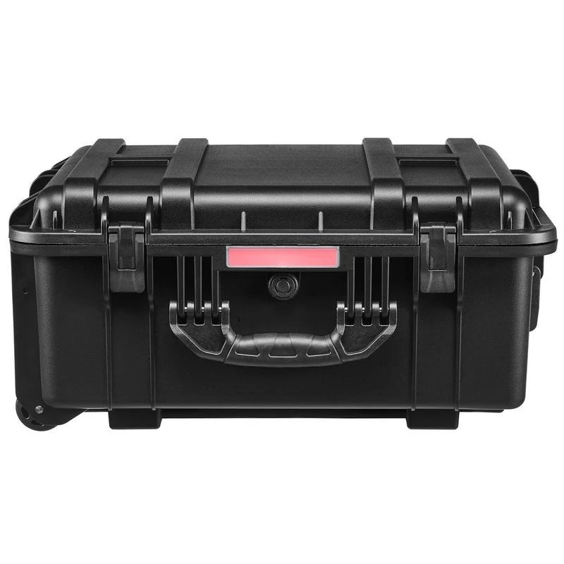 2.5 cubic foot hard-shell suitcase, hard-shell trolley suitcase with wheels and retractable handle, IP67 waterproof protective cover with 4 clips, 4 padlock holes and foam insert
2.5 cubic foot hard-shell suitcase, hard-shell trolley suitcase with wheels and retractable handle, IP67 waterproof protective cover with 4 clips, 4 padlock holes and foam insert