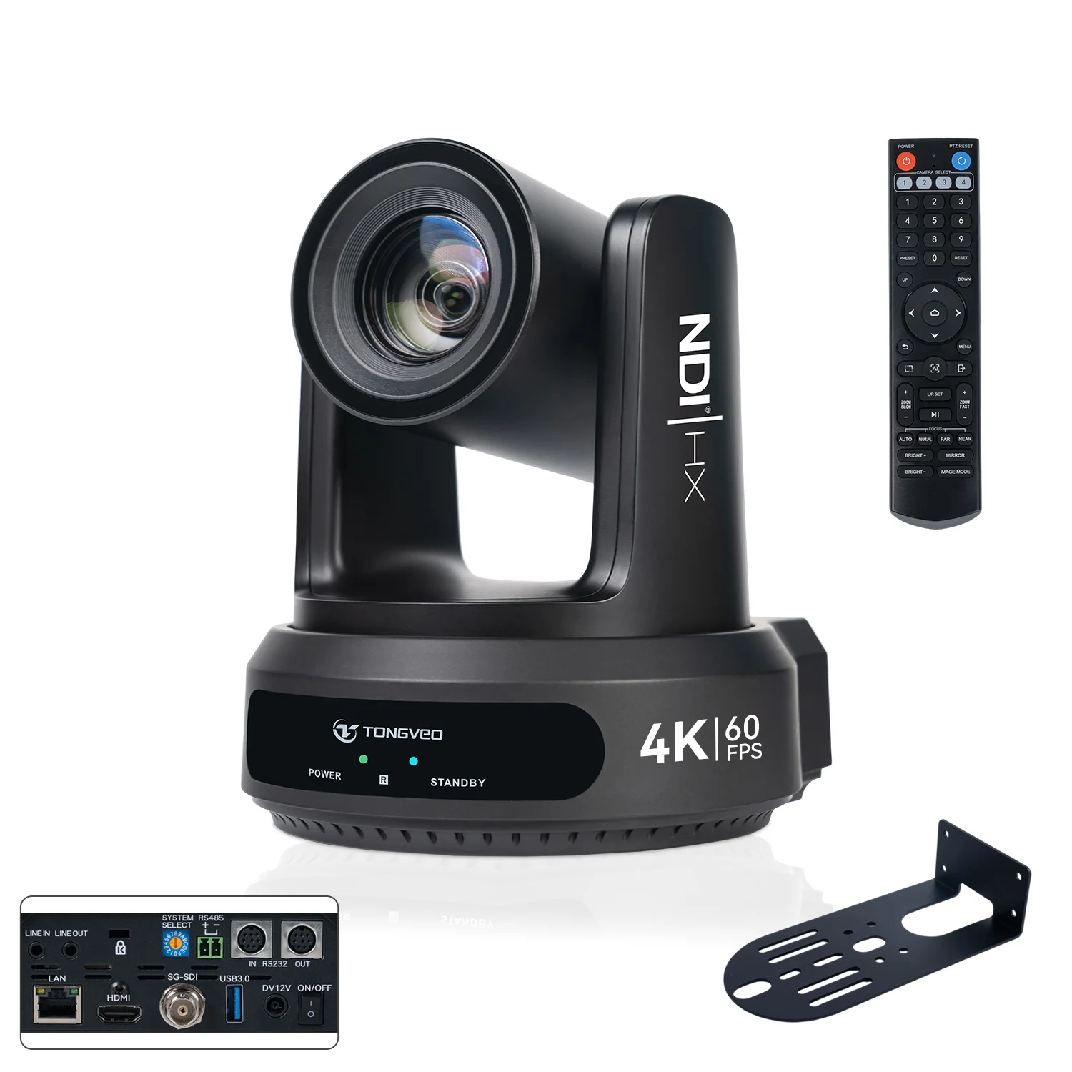 4K60FPS 20x Optical Zoom AI Tracking Zone Tracking PoE NDI PTZ Camera HD-M1 USB3.0 IP SDI Livestreaming Broadcast PTZ Camera
4K60FPS 20x Optical Zoom AI Tracking Zone Tracking PoE NDI PTZ Camera HD-M1 USB3.0 IP SDI Livestreaming Broadcast PTZ Camera