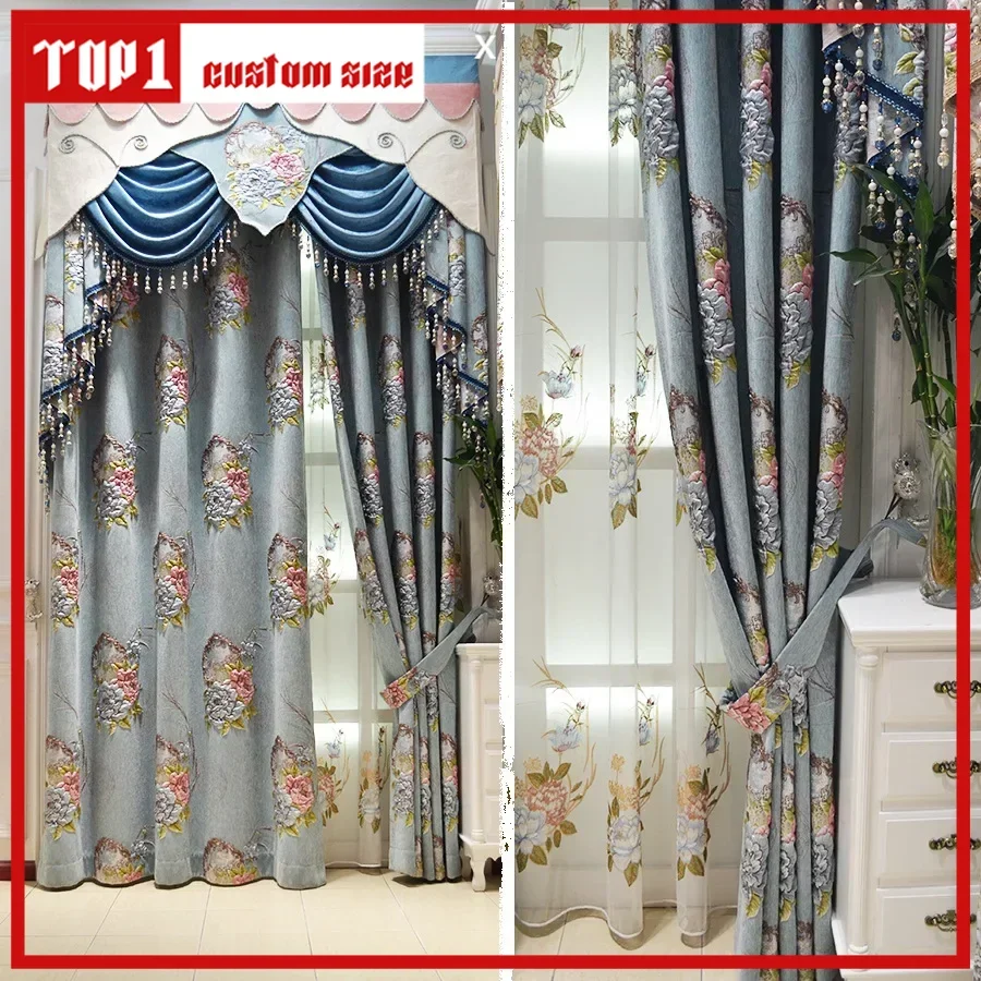 Gordijnen Voor Woonkamer Eetkamer Slaapkamer Dik Paleis Luxe Chenille 3D Reliëf Jacquard Europese Stijl Villa Windows Deur
Gordijnen Voor Woonkamer Eetkamer Slaapkamer Dik Paleis Luxe Chenille 3D Reliëf Jacquard Europese Stijl Villa Windows Deur