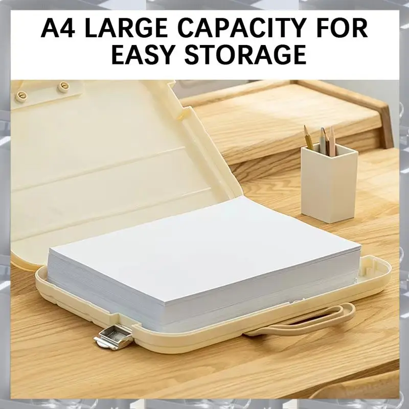 Hot Selling-A4 Plastic File Folder With Lock Handle Portable Box File Waterproof Filing Supplies Multi-Purpose Document Bag,A4 P
Hot Selling-A4 Plastic File Folder With Lock Handle Portable Box File Waterproof Filing Supplies Multi-Purpose Document Bag,A4 P