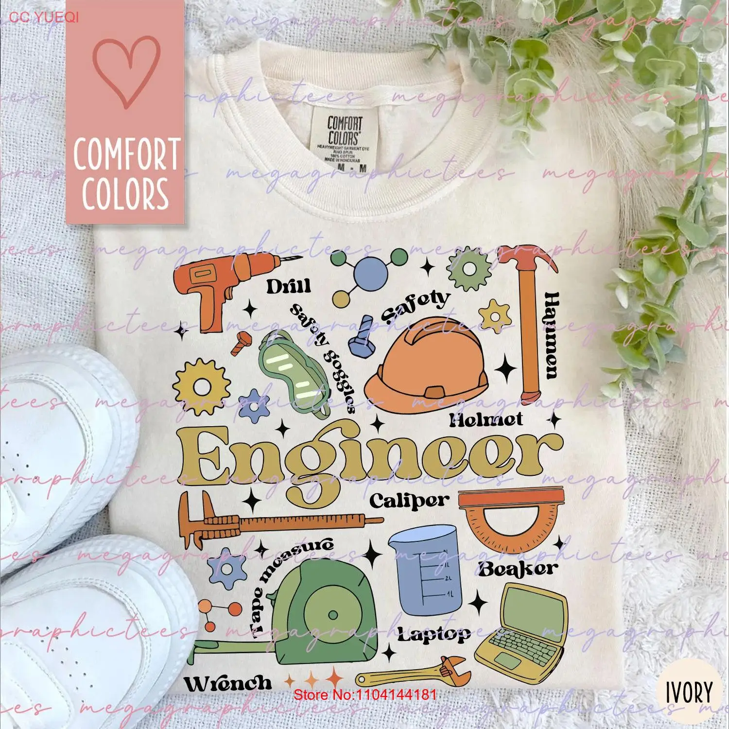 Comfort Colors Engineer T Shirt Stuff Women for 002196 long or short sleeves
Comfort Colors Engineer T Shirt Stuff Women for 002196 long or short sleeves