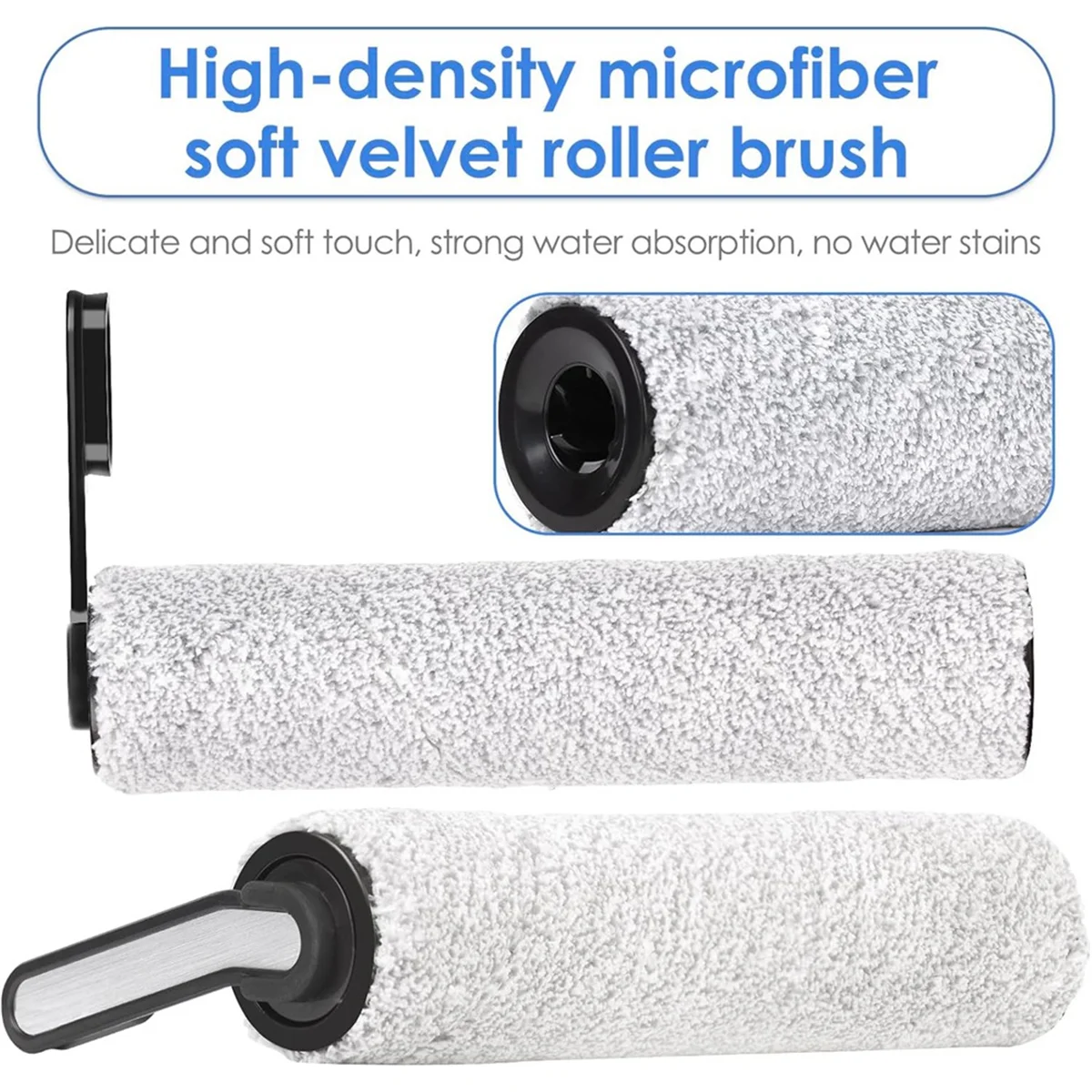 Replacement Brush Rollers for Tineco Floor One S5/ Floor One S5 Pro Cordless Wet Dry Vacuum Cleaner Replacement Parts—A19G
Replacement Brush Rollers for Tineco Floor One S5/ Floor One S5 Pro Cordless Wet Dry Vacuum Cleaner Replacement Parts—A19G