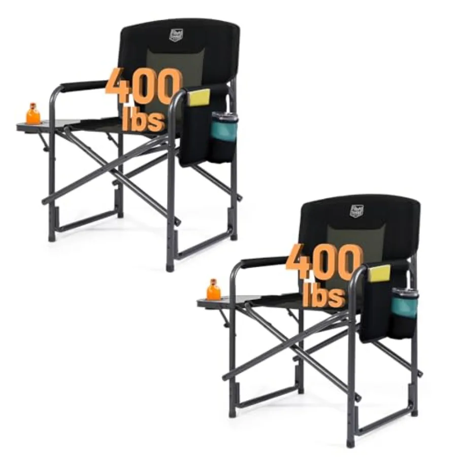 Aluminum Oversized Camping Chair for Outdoor Camping Lawn Picnic, Lightweight Portable Directors Chair with Side Table Detachab
Aluminum Oversized Camping Chair for Outdoor Camping Lawn Picnic, Lightweight Portable Directors Chair with Side Table Detachab