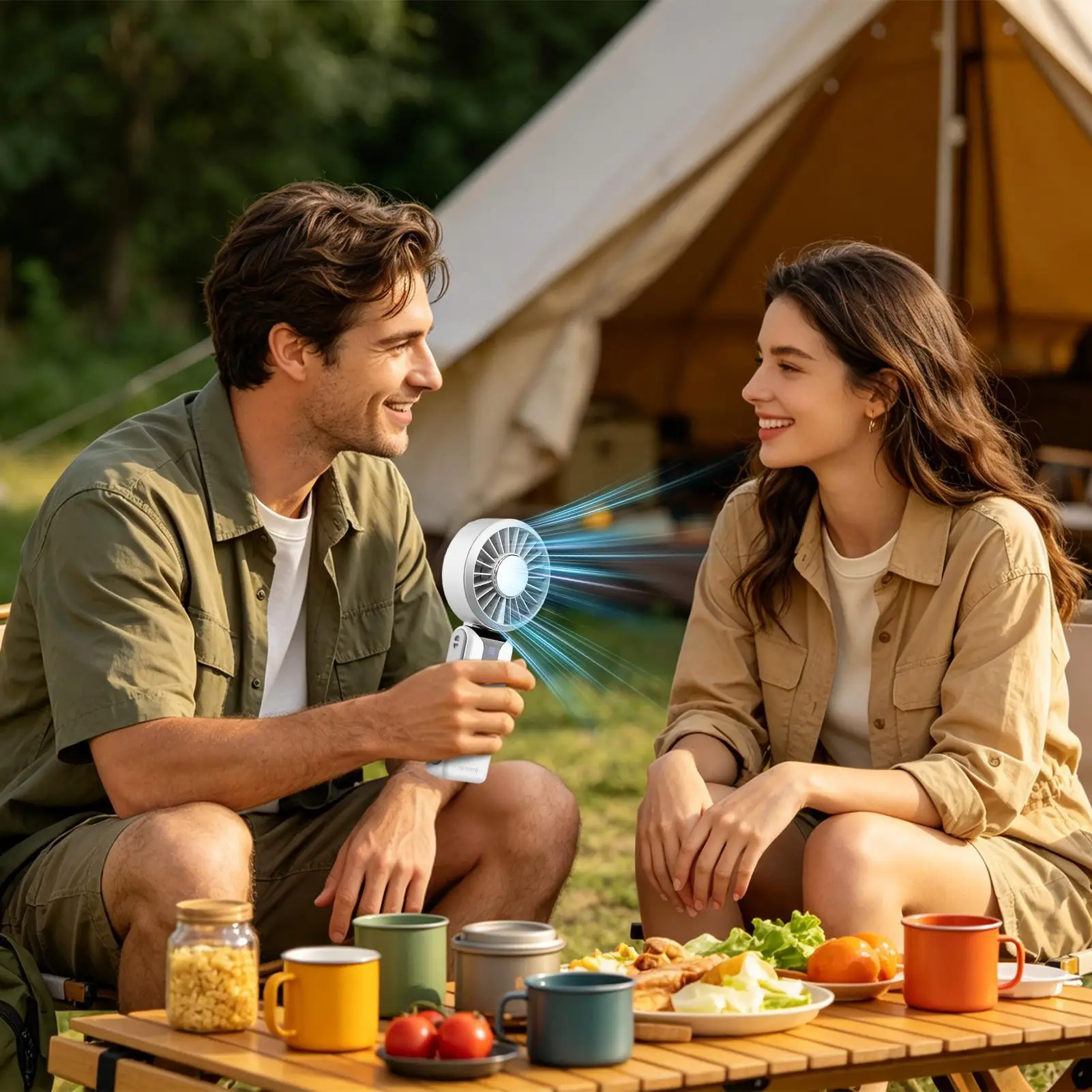 Handheld Fan Rechargeable 10-Speed Rechargeable & With Ice Cooling Powerful Cooling Fan For Camping Hiking Picnic Beach Vacation
Handheld Fan Rechargeable 10-Speed Rechargeable & With Ice Cooling Powerful Cooling Fan For Camping Hiking Picnic Beach Vacation