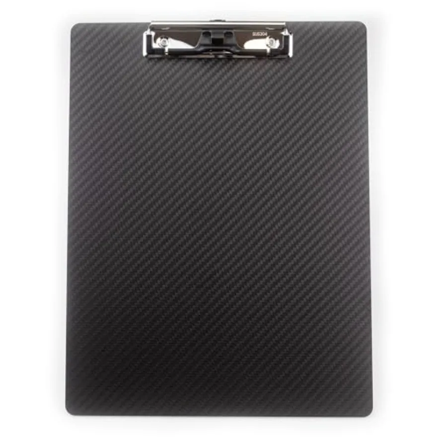Carbon Fiber Clipboard with Pen Holder, Dry Carbon Fiber Clipboard with 304 Stainless Steel Low Profile Clip, 3k Twill Carbon F
Carbon Fiber Clipboard with Pen Holder, Dry Carbon Fiber Clipboard with 304 Stainless Steel Low Profile Clip, 3k Twill Carbon F