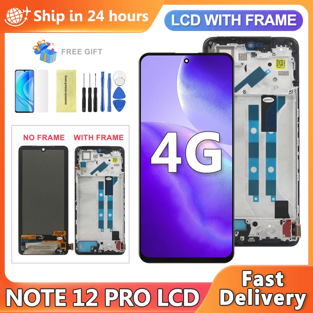 AMOLED для Xiaomi Redmi note 12 pro 4G 2209116 АГ 2209116 ЖК-дисплей AG, дигитайзер сенсорного экрана для дисплея Redmi note12 Pro
AMOLED для Xiaomi Redmi note 12 pro 4G 2209116 АГ 2209116 ЖК-дисплей AG, дигитайзер сенсорного экрана для дисплея Redmi note12 Pro