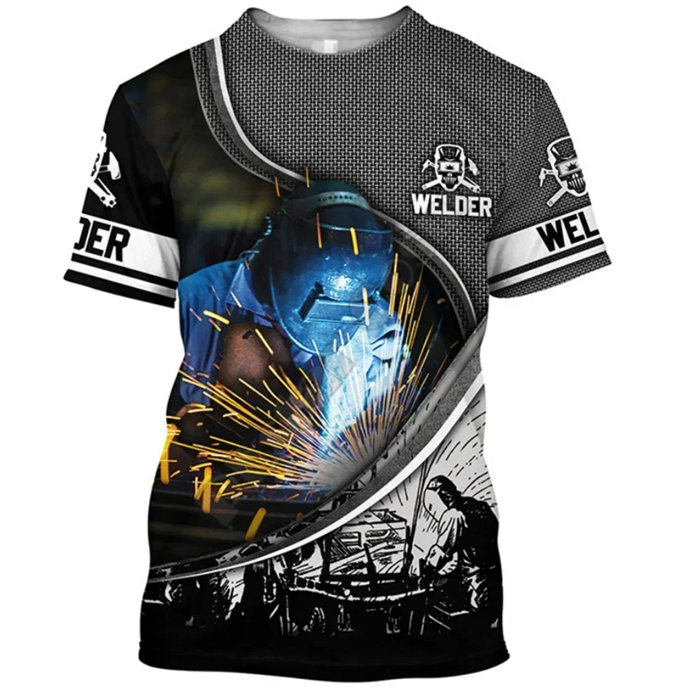 New Men'S 3Dt T-Shirt Welder T-Shirt Men'S Oversized Casual Short-Sleeved T Shirt Summer Cotton Streetwear Top
New Men'S 3Dt T-Shirt Welder T-Shirt Men'S Oversized Casual Short-Sleeved T Shirt Summer Cotton Streetwear Top