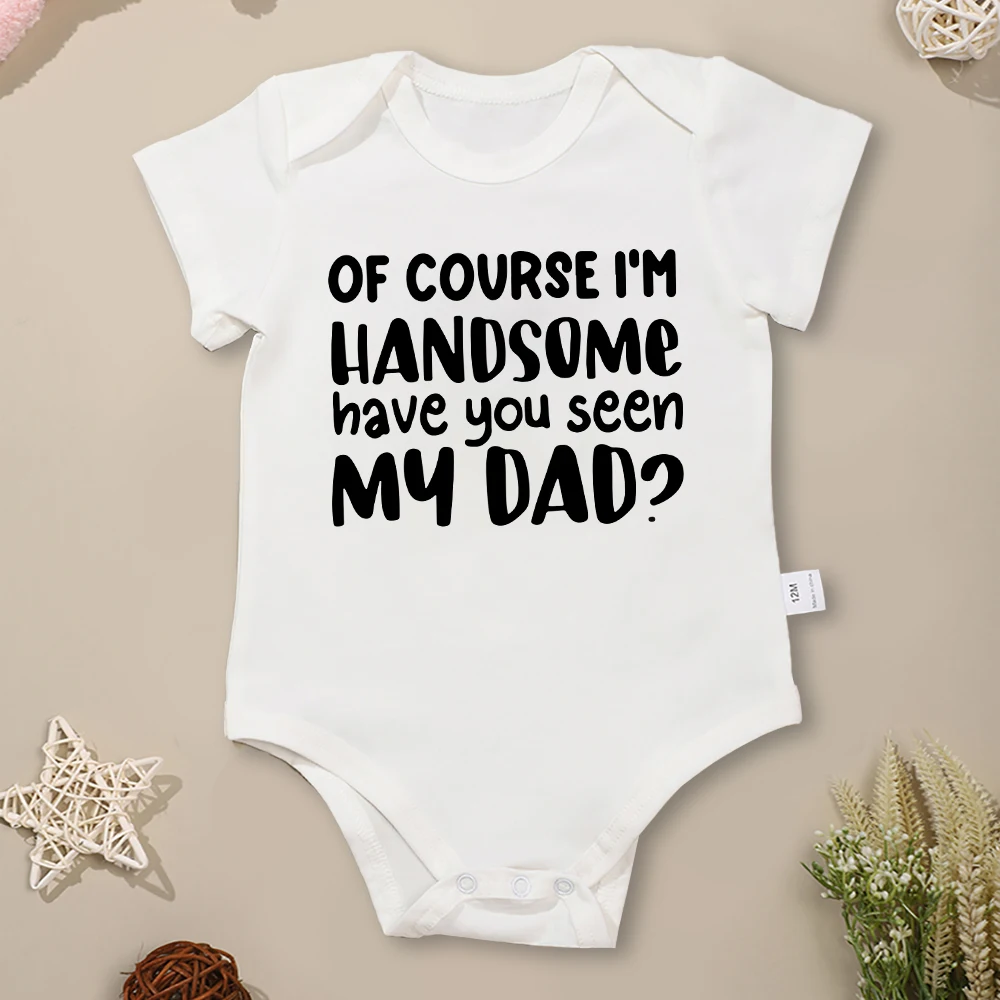 Fun Letter Print Handsome Baby Boy Bodysuit High Quality Cotton 0-24 Month Newborn Clothes O-neck White Infant Onesie Streetwear
Fun Letter Print Handsome Baby Boy Bodysuit High Quality Cotton 0-24 Month Newborn Clothes O-neck White Infant Onesie Streetwear