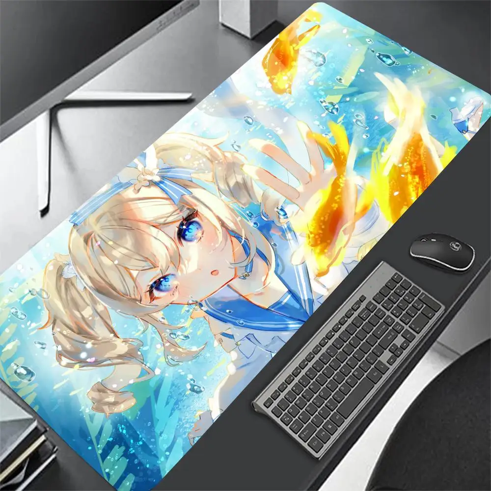 Игровой коврик для мыши Genshin столешница Барбара ганнхилdr с аниме Девушкой Большой игровой коврик для мыши LockEdge утолщенная компьютерная клавиатура Настольный коврик 
Игровой коврик для мыши Genshin столешница Барбара ганнхилdr с аниме Девушкой Большой игровой коврик для мыши LockEdge утолщенная компьютерная клавиатура Настольный коврик