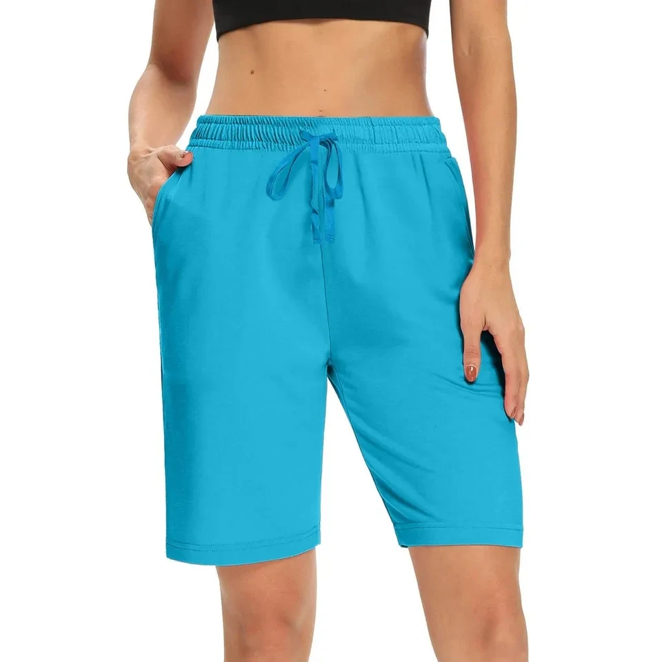 Women's Sports Shorts Solid Color Summer Shorts With Pockets Gym Yoga Athletic Shorts Drawstring Short Cropped Pants Pantalones
Women's Sports Shorts Solid Color Summer Shorts With Pockets Gym Yoga Athletic Shorts Drawstring Short Cropped Pants Pantalones