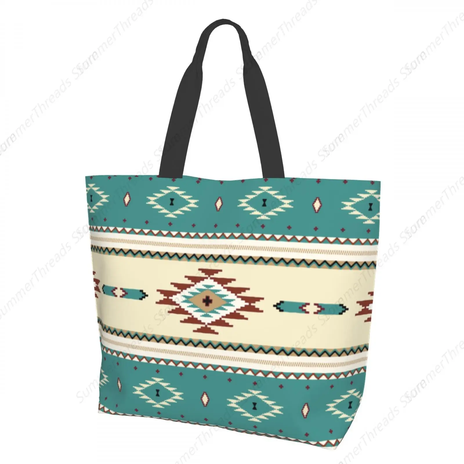 Native American Pattern Tote Bag for Women Large Print Bags Portable Beach Bag Reusable Grocery Bags Waterproof
Native American Pattern Tote Bag for Women Large Print Bags Portable Beach Bag Reusable Grocery Bags Waterproof