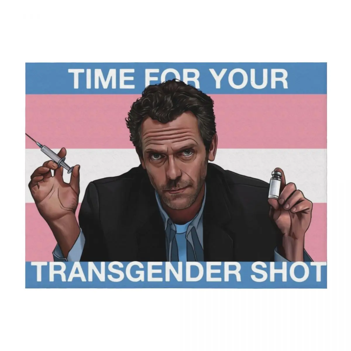 Dr. House Trans Flag Throw Blanket Furry Flannel anime Luxury Brand Blankets
Dr. House Trans Flag Throw Blanket Furry Flannel anime Luxury Brand Blankets