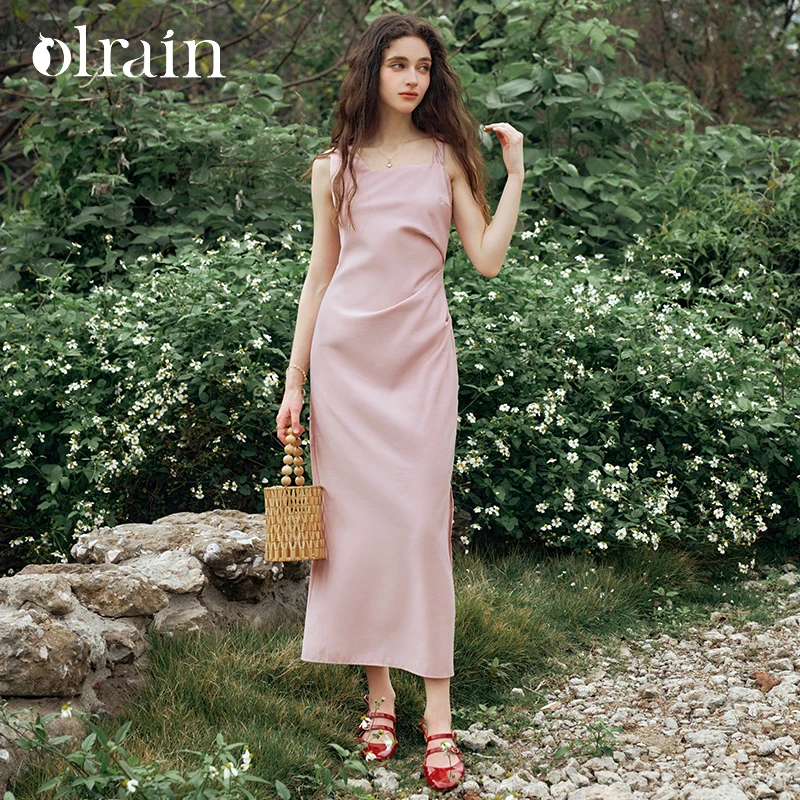 OLrain French Style Pink Womens Dresses 2025 Spring Summer Slim Irregular Sexy Sweet Party Evening Slit Folds Dress O24XL89682
OLrain French Style Pink Womens Dresses 2025 Spring Summer Slim Irregular Sexy Sweet Party Evening Slit Folds Dress O24XL89682