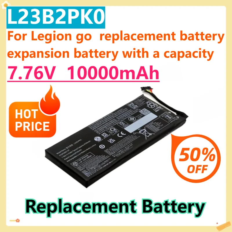 For Legion go replacement battery expansion battery with a capacity of 81Wh Mod upgrade 8APU1 L23B2PK0
For Legion go replacement battery expansion battery with a capacity of 81Wh Mod upgrade 8APU1 L23B2PK0