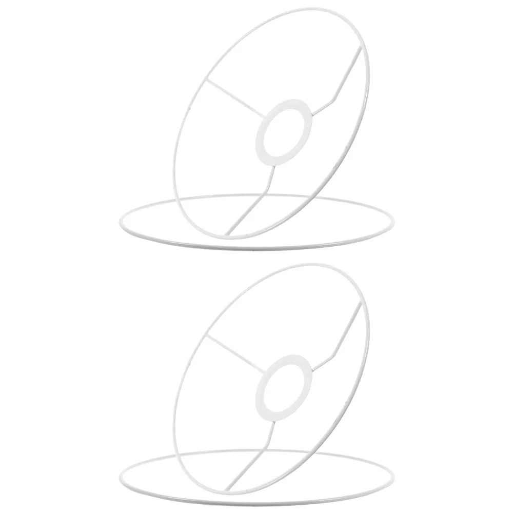 2 Sets Lampshade Frame Ring for DIY Projects Metal Lamp Shade Brackets Sturdy White Fittings for Chandelier Table Light Hanging
2 Sets Lampshade Frame Ring for DIY Projects Metal Lamp Shade Brackets Sturdy White Fittings for Chandelier Table Light Hanging