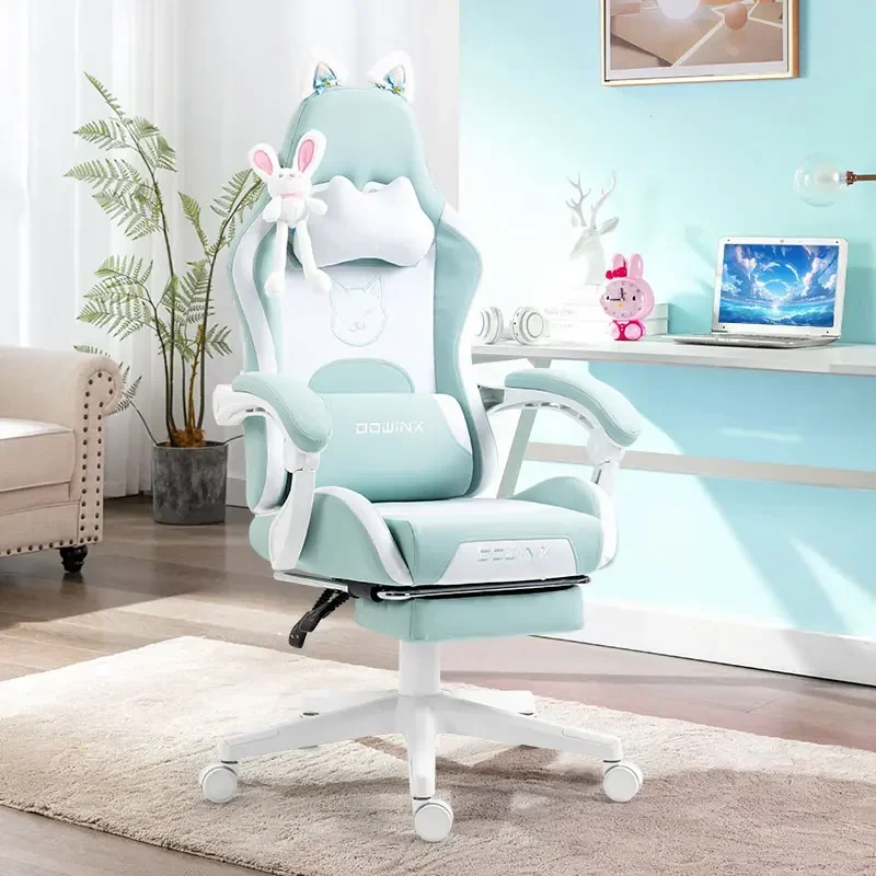 Cat-ear Computer Chair Girls Home Office Gaming Chair Comfortable Back 135° Adjustable Bedroom Student Linkage Armrest Chair
Cat-ear Computer Chair Girls Home Office Gaming Chair Comfortable Back 135° Adjustable Bedroom Student Linkage Armrest Chair