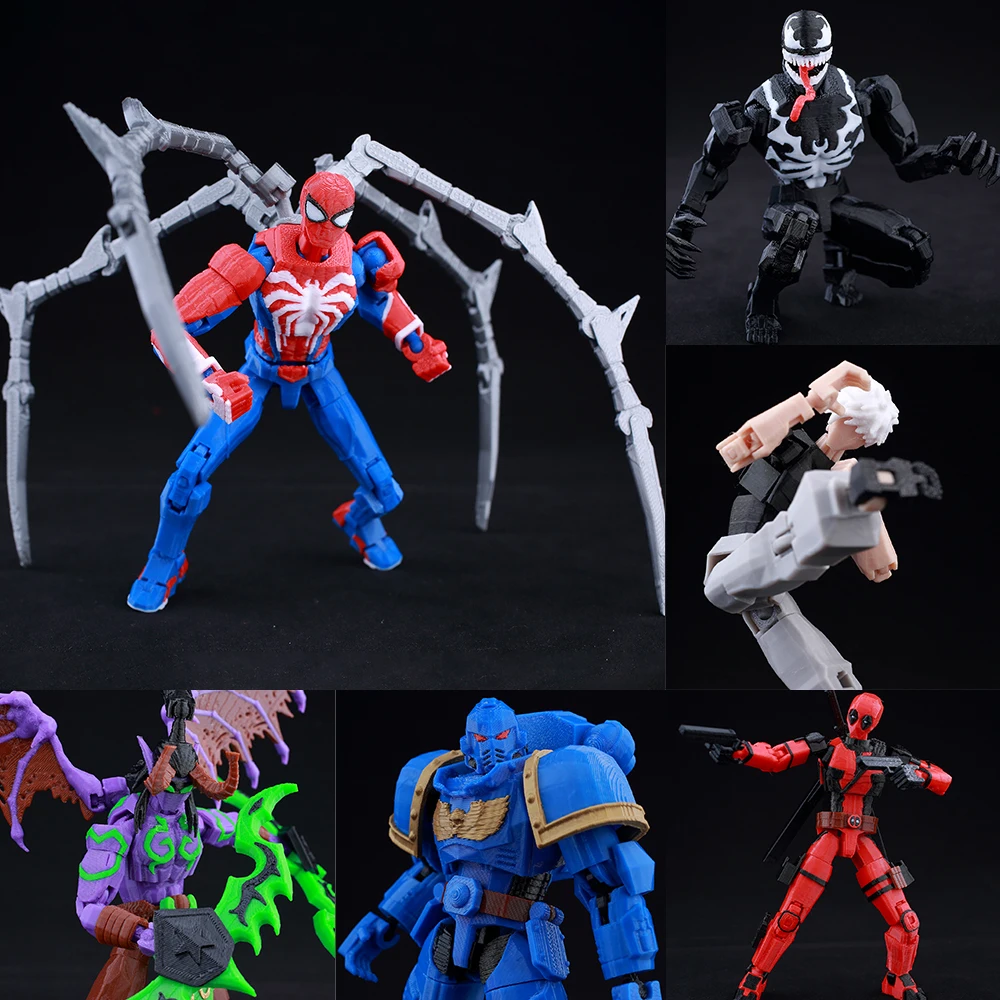 9L 3D Printed Anime Spider-Man Claw Set Lucky 13 Dummy 13 Movable Shapeshift Action Figures Mannequin For Collectors Toys Model
9L 3D Printed Anime Spider-Man Claw Set Lucky 13 Dummy 13 Movable Shapeshift Action Figures Mannequin For Collectors Toys Model