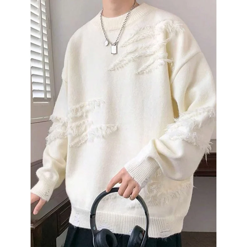 Loose Crew Neck Men's Sweater round Neck Knitwear Comfortable Fit Unisex Fashion Spring Season Embroidery Detail Resistant to...
Loose Crew Neck Men's Sweater round Neck Knitwear Comfortable Fit Unisex Fashion Spring Season Embroidery Detail Resistant to...