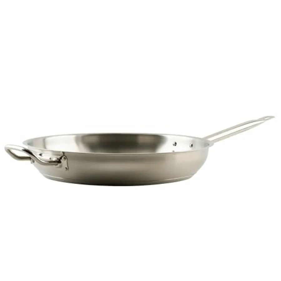 Winco Commercial-Grade Stainless Steel Fry Pan with Helper Handle Natural Finish 14"
Winco Commercial-Grade Stainless Steel Fry Pan with Helper Handle Natural Finish 14"