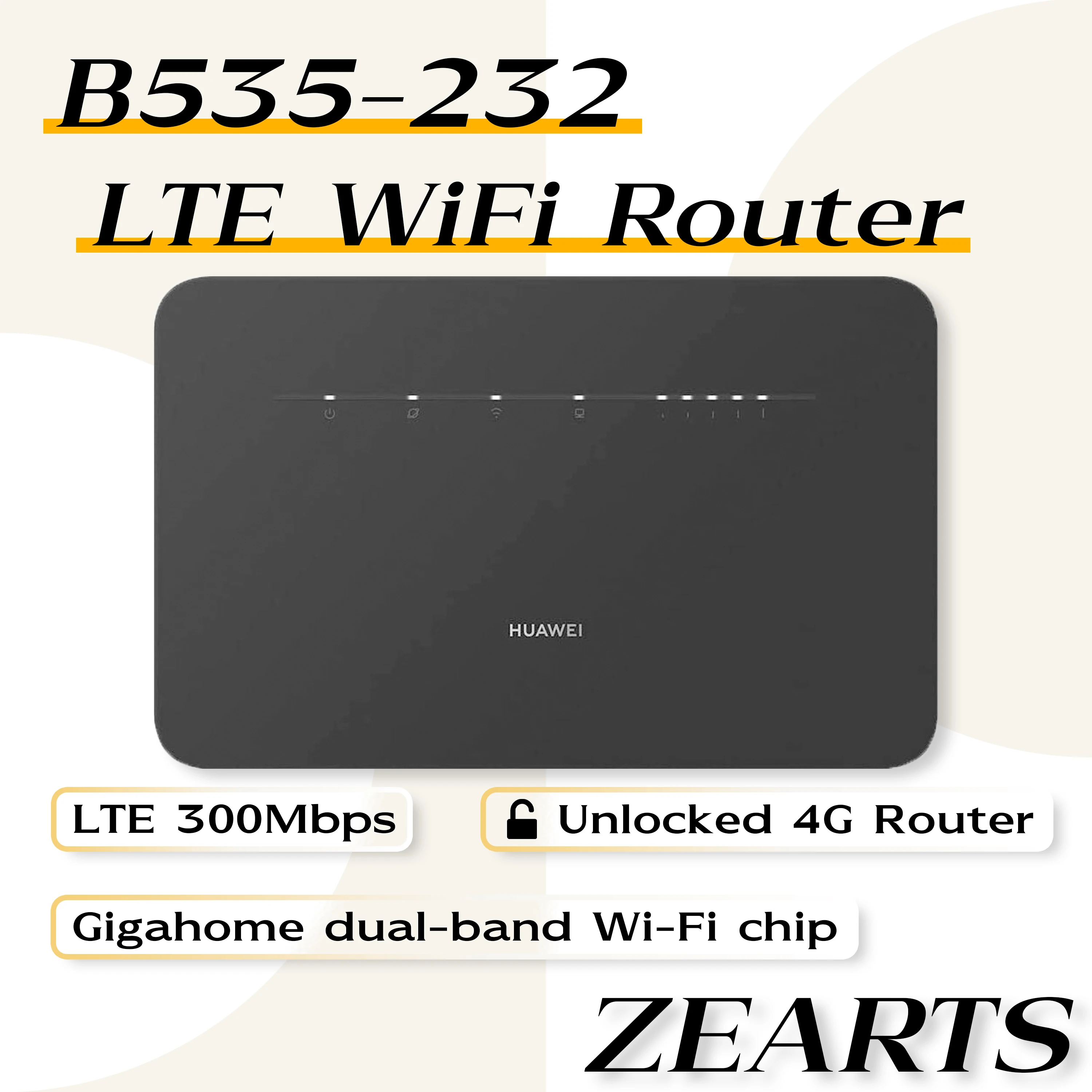 Unlocked B535-232 4G Router 3 Pro CAT7 300Mbps 802.11ac LTE GIGA Router(used 95%new)
Unlocked B535-232 4G Router 3 Pro CAT7 300Mbps 802.11ac LTE GIGA Router(used 95%new)