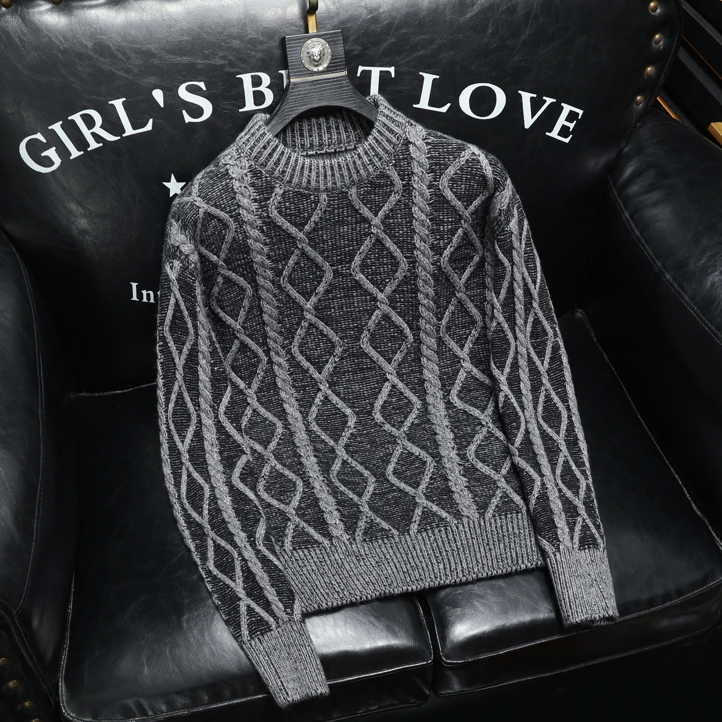 Thiened Faionable Мужской свитер круглый Ne Трикотаж Теплый дышащий повседневный костюм Полиэстер Акрил Шерстяная смесь Long Sve
Thiened Faionable Мужской свитер круглый Ne Трикотаж Теплый дышащий повседневный костюм Полиэстер Акрил Шерстяная смесь Long Sve