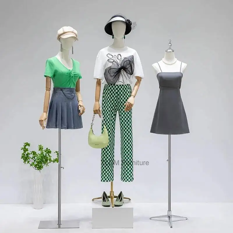 Modern Simple Mannequin Display Stand Full-body Wedding Dress Mannequin Prop Clothing Dummy Garment Store Sewing Supplies FYMQ
Modern Simple Mannequin Display Stand Full-body Wedding Dress Mannequin Prop Clothing Dummy Garment Store Sewing Supplies FYMQ