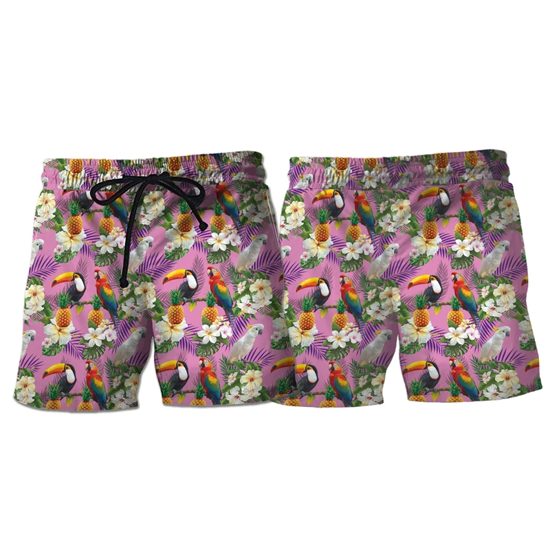 Funny Parrot Graphic Hawaiian Beach Shorts Fashion Summer Vacation 3D Printed Aloha Short Pants Casual Oversized Board Shorts
Funny Parrot Graphic Hawaiian Beach Shorts Fashion Summer Vacation 3D Printed Aloha Short Pants Casual Oversized Board Shorts