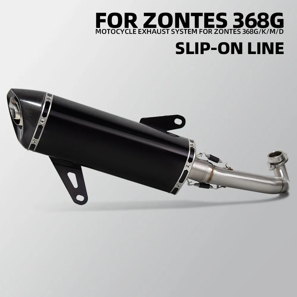 For ZONTES 368 368M 368K 368E 368G 368D Motorcycle Exhaust Full System Modify Manifold Carbon Muffler with DB Killer Escape Kit
For ZONTES 368 368M 368K 368E 368G 368D Motorcycle Exhaust Full System Modify Manifold Carbon Muffler with DB Killer Escape Kit