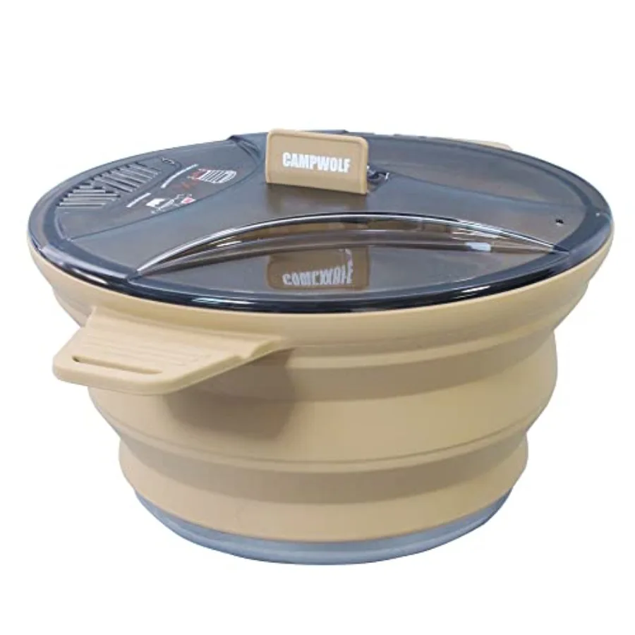 2.5L Collapsible Camping Cook PotPortable Cookware for Outdoor Hiking
2.5L Collapsible Camping Cook PotPortable Cookware for Outdoor Hiking