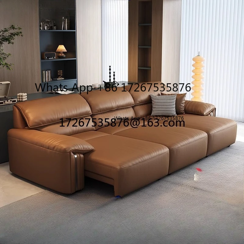 Leather sofa bed intelligent retractable dual-purpose living room simple modern new elephant ear electric multi-functional sofa
Leather sofa bed intelligent retractable dual-purpose living room simple modern new elephant ear electric multi-functional sofa
