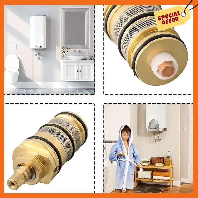 -A20Z Brass Replacement Thermostatic Spool Cartridges Faucet Cartridges Thermostatic Valve Constant Temperature Control Spool
-A20Z Brass Replacement Thermostatic Spool Cartridges Faucet Cartridges Thermostatic Valve Constant Temperature Control Spool