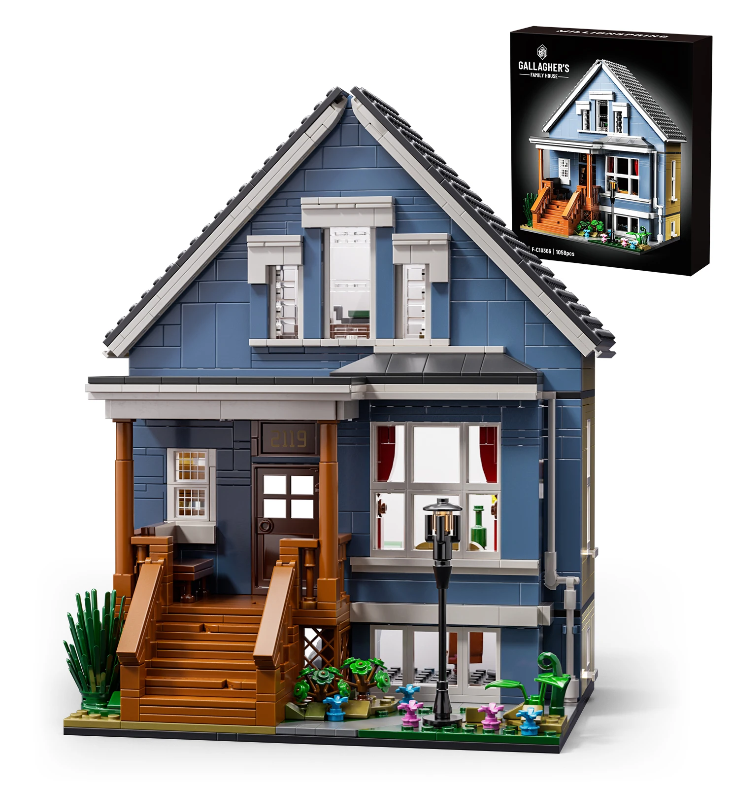 Gallagher House Architecture Model Building Blocks Set Room Decor Display Ornament DIY Creative Desktop Birthday Gift Fans Adult
Gallagher House Architecture Model Building Blocks Set Room Decor Display Ornament DIY Creative Desktop Birthday Gift Fans Adult