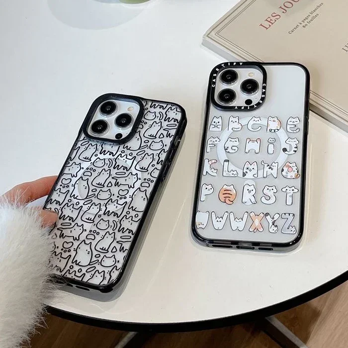MagSafe Acrylic Cat Letter Phone Case Cover for IPhone 11 12 13 14 15 Pro Max Case for IPhone 15 Pro Max
MagSafe Acrylic Cat Letter Phone Case Cover for IPhone 11 12 13 14 15 Pro Max Case for IPhone 15 Pro Max