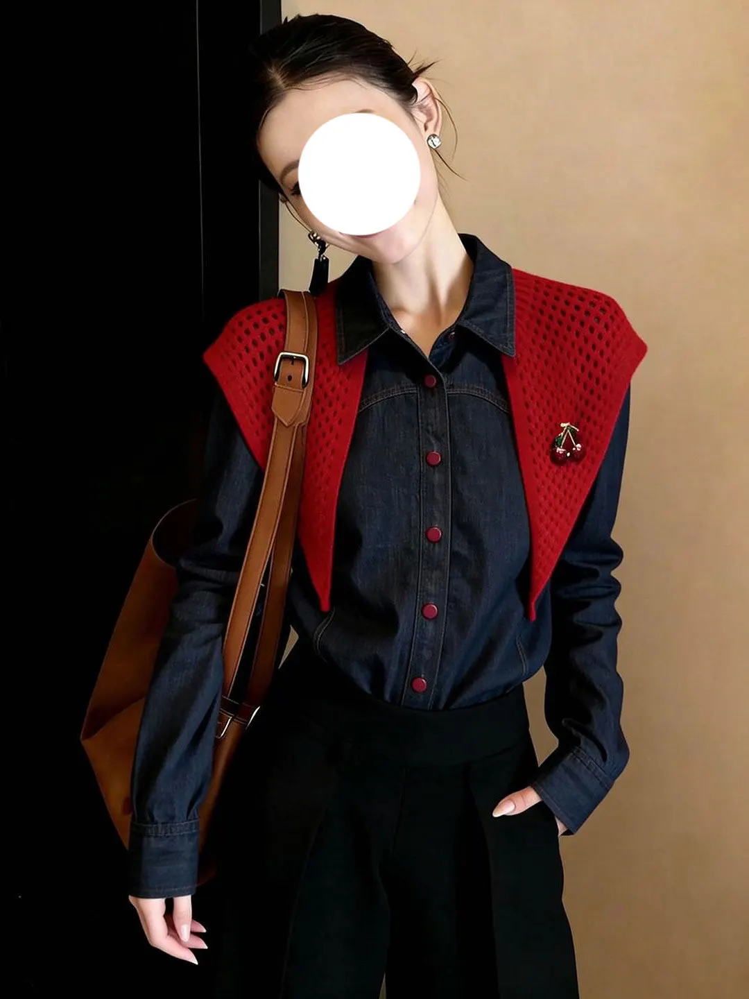 Весна 2026: Новинка! Женская джинсовая рубашка с винтажным дизайном, приталенная, для повседневной носки, длинный рукав, простой стиль.
Весна 2026: Новинка! Женская джинсовая рубашка с винтажным дизайном, приталенная, для повседневной носки, длинный рукав, простой стиль.