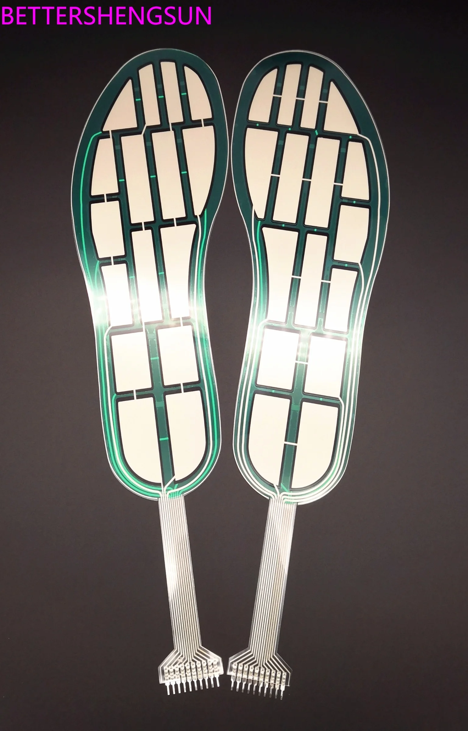Customized 42 yards RX-ES42-16P distributed flexible membrane foot pressure sensor 16 independent sensing points FSR
Customized 42 yards RX-ES42-16P distributed flexible membrane foot pressure sensor 16 independent sensing points FSR