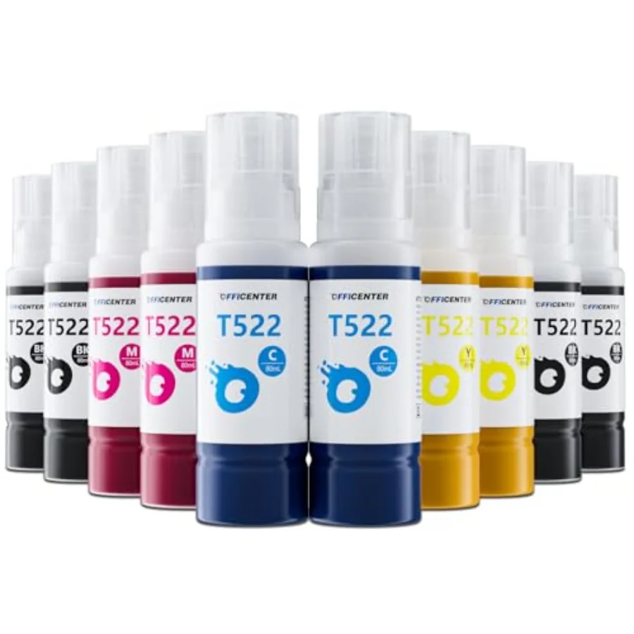 10 Bottles 522 Ink Refill Bottles for Ecotank ET-2800 ET-2720 ET-2803 ET-4700 ET-4800 ET-4810 ET-2400 ET-2840 Printer Not Subli
10 Bottles 522 Ink Refill Bottles for Ecotank ET-2800 ET-2720 ET-2803 ET-4700 ET-4800 ET-4810 ET-2400 ET-2840 Printer Not Subli