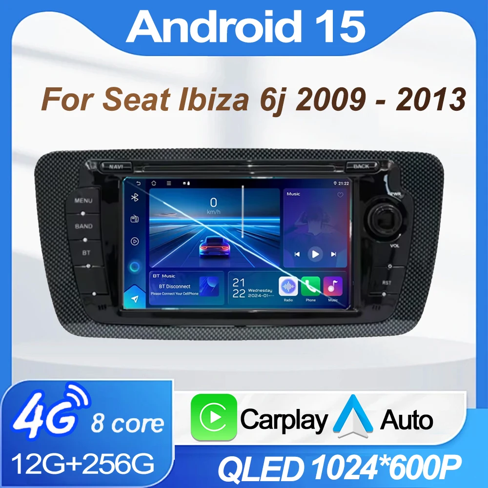 7" Car Radio For Seat Ibiza 6j 2009 - 2013 4G WiFi Multimedia GPS Navigation 2din CarPlay Android Auto Head Unit Stereo Car DVD
7" Car Radio For Seat Ibiza 6j 2009 - 2013 4G WiFi Multimedia GPS Navigation 2din CarPlay Android Auto Head Unit Stereo Car DVD