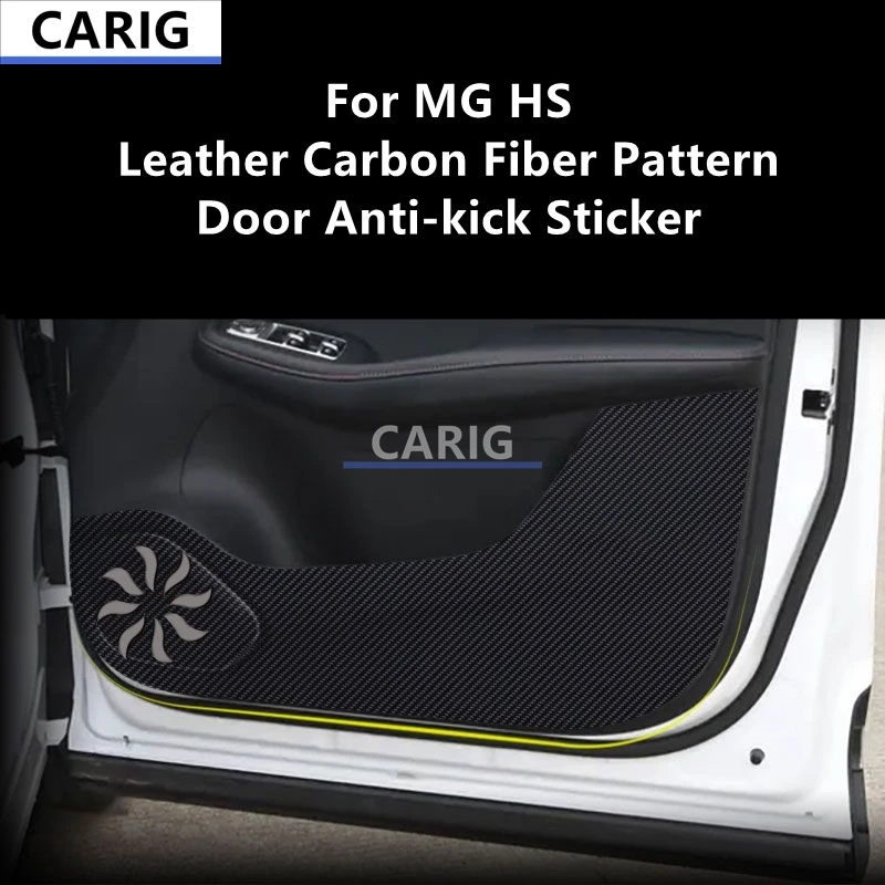For MG HS/HS PHEV Leather Carbon Fiber Pattern Door Anti-kick Sticker Modified Car Interior Protection Modification Accessories
For MG HS/HS PHEV Leather Carbon Fiber Pattern Door Anti-kick Sticker Modified Car Interior Protection Modification Accessories