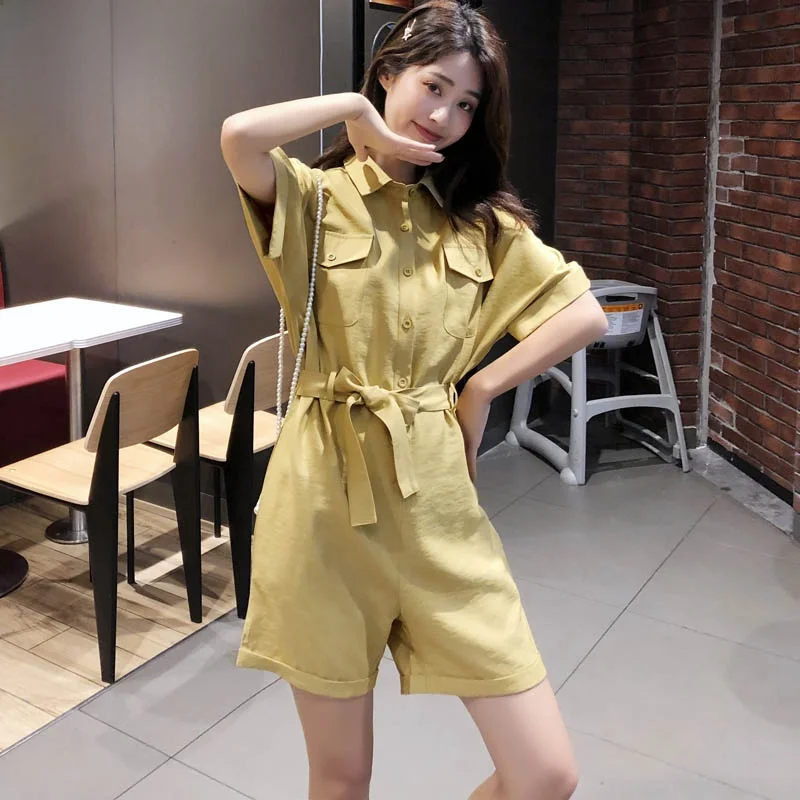 High Waist Utility Overalls Women's Student Set Summer New Korean Style Wide Leg Short Pants Trendy Polyester Fiber Casual Pants
High Waist Utility Overalls Women's Student Set Summer New Korean Style Wide Leg Short Pants Trendy Polyester Fiber Casual Pants