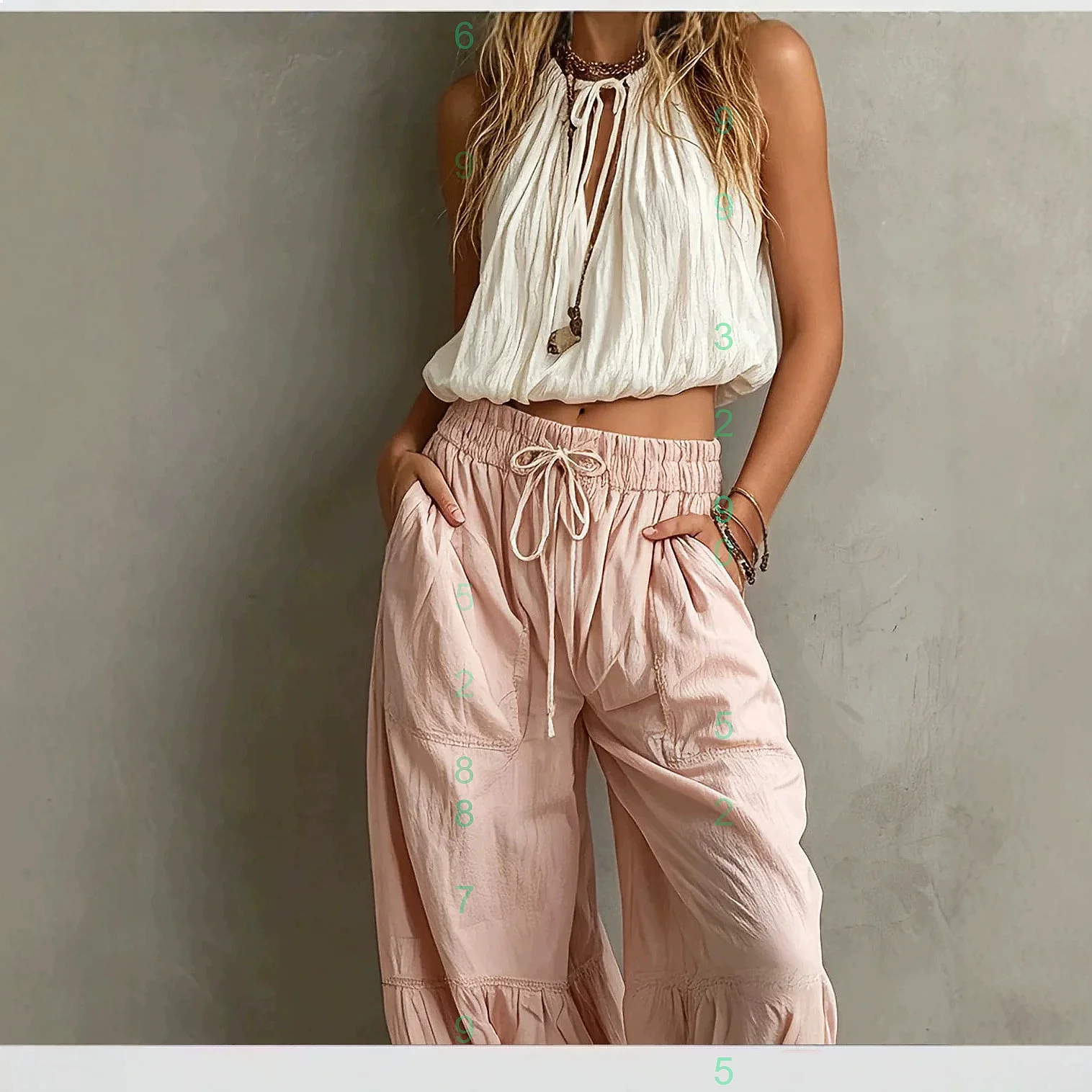 Summer Solid Wide Leg Pants Matching Set Cotton Linen Casual Two Piece Outfits Jumpsuit Playsuit
Summer Solid Wide Leg Pants Matching Set Cotton Linen Casual Two Piece Outfits Jumpsuit Playsuit